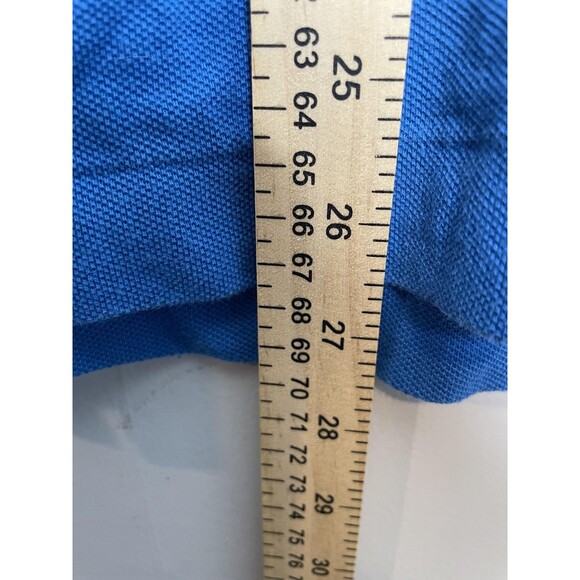 Lacoste Shirt Mens Extra Large Blue Polo Classic Fit Pique Cotton Crocodile Logo - Picture 7 of 10